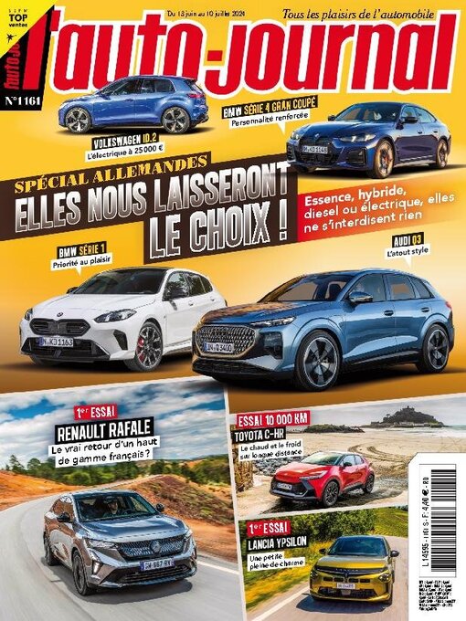 Title details for L'auto Journal by Editions Mondadori Axel Springer (EMAS) - Available